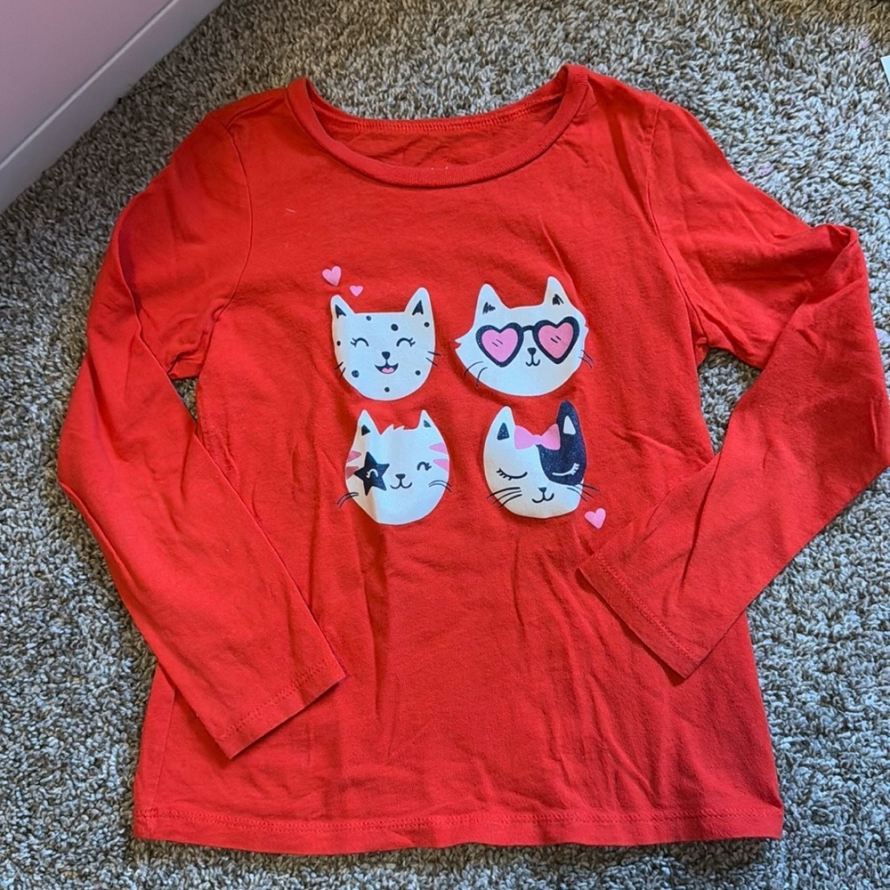 Valentine π tee girls size 6